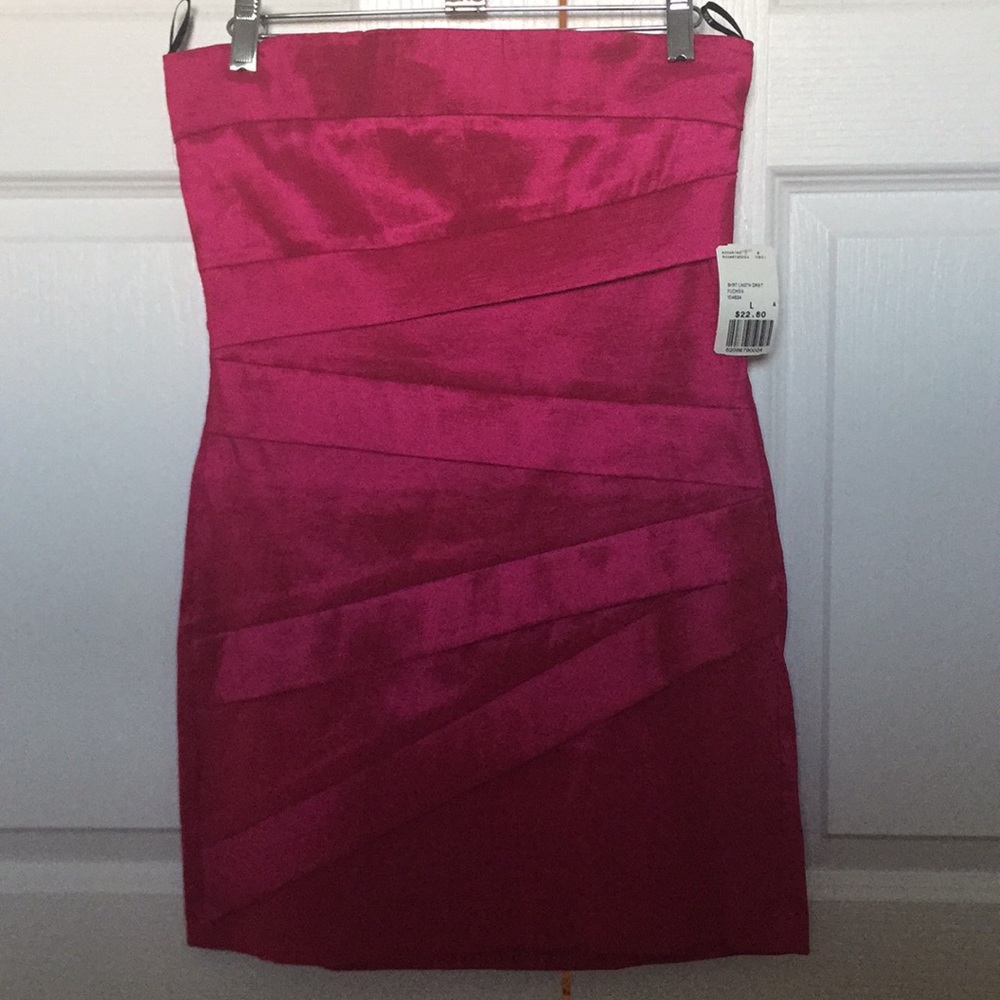 Fun Little Fuschia Mini Dress by XXI NWT!!! Size L